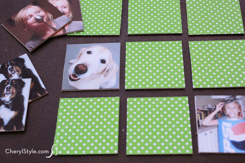 DIY family photo memory game – easy to personalize and fun for everyone